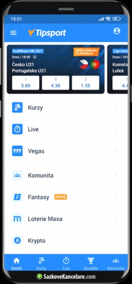 Mobilní aplikace sázkových kanceláří